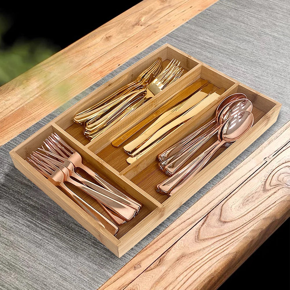 OakHaven™ Premium Cutlery Organizer