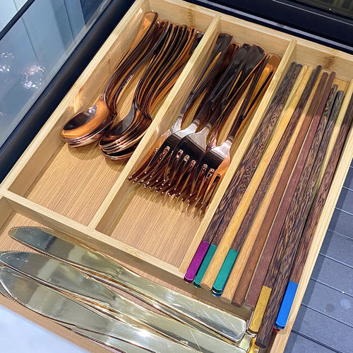 OakHaven™ Premium Cutlery Organizer