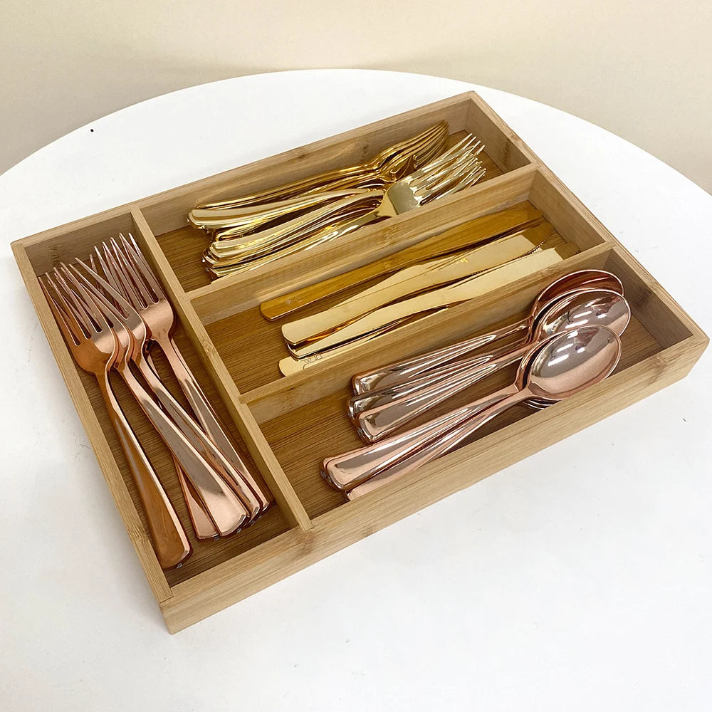 OakHaven™ Premium Cutlery Organizer