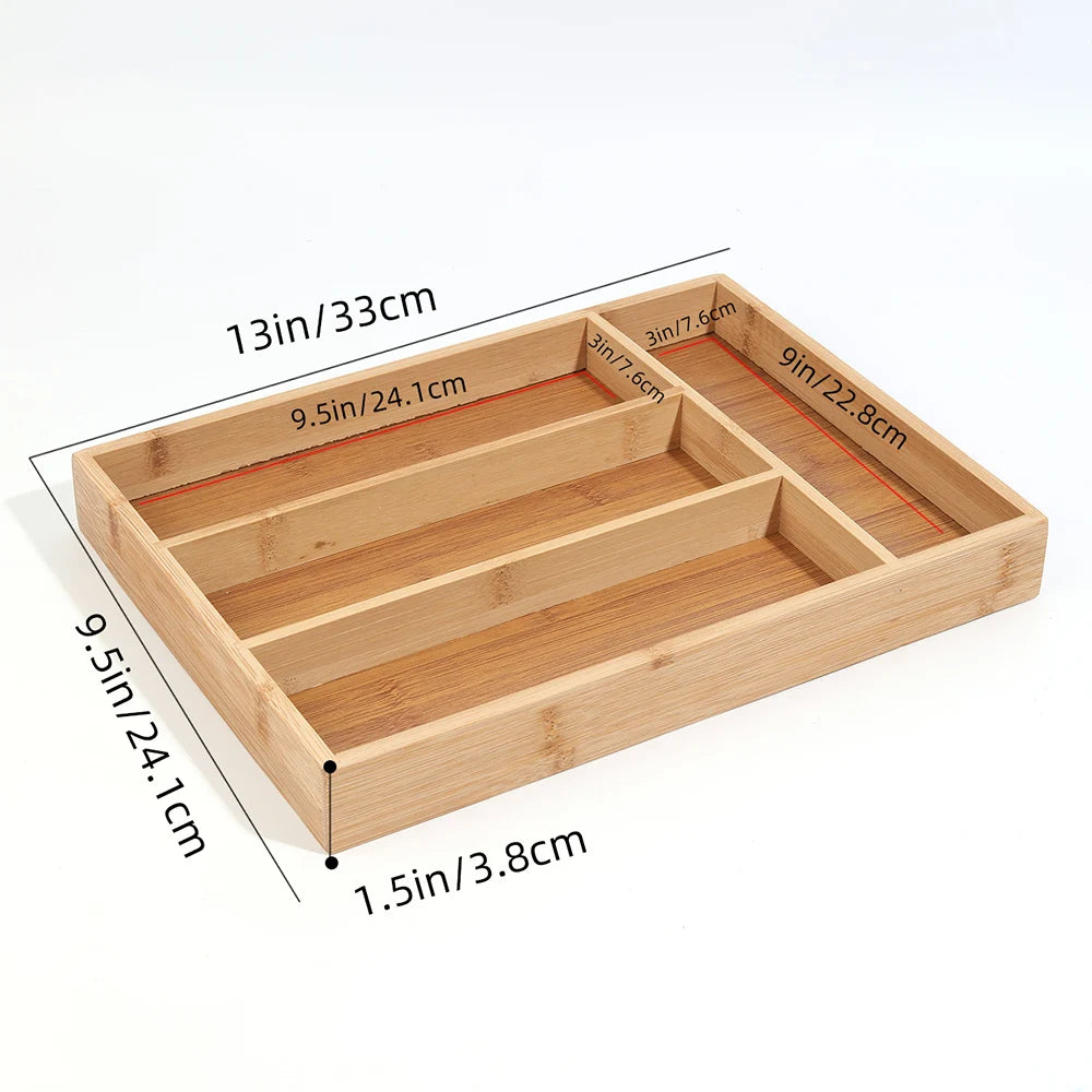 OakHaven™ Premium Cutlery Organizer
